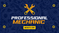 Professional Auto Mechanic Facebook Event Cover Design