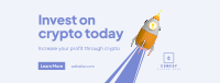 Crypto to the Moon Facebook cover Image Preview