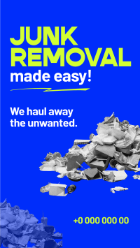 Professional Junk Removal Instagram story Image Preview