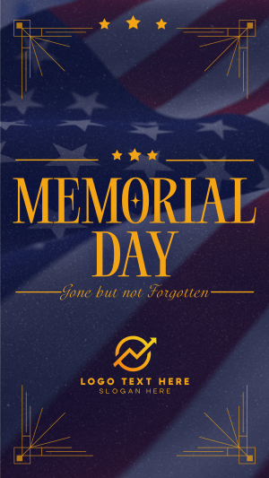 Elegant Memorial Day Facebook story Image Preview