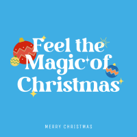 Magical Christmas Instagram Post Design