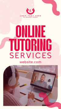 Online Tutor Services Facebook story Image Preview