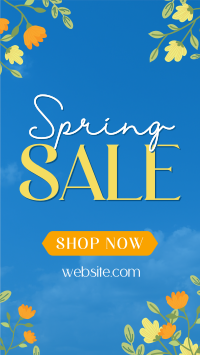 Spring Sale Flowers YouTube short Image Preview