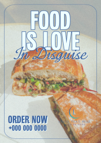 Food Love Quote Poster Preview