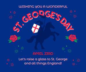 England St George Day Facebook post Image Preview