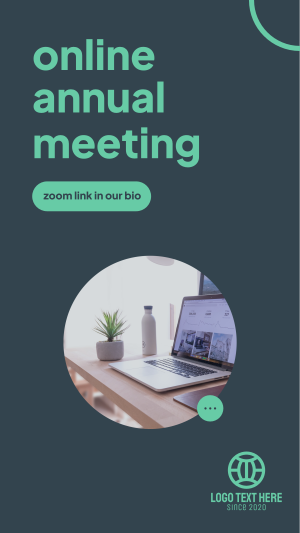 Online Annual Meeting Instagram story