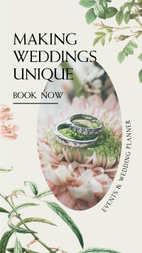 Wedding Rings Facebook Story Design