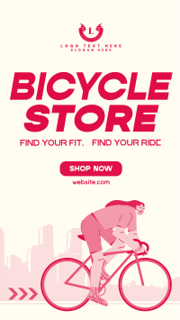 Modern Bicycle Store YouTube short Image Preview