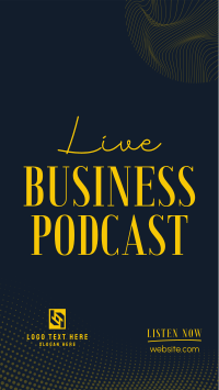 Corporate Business Podcast Facebook Story Design