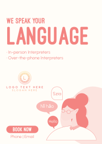We Speak Your Language Poster Image Preview
