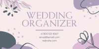Abstract Wedding Organizer Twitter Post Design