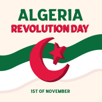 Algeria Revolution Day Linkedin Post Image Preview