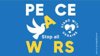 Peace For Ukraine  Facebook Event Cover Design