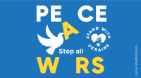 Peace For Ukraine  Facebook Event Cover Image Preview