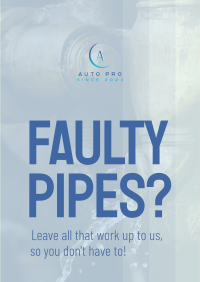 Faulty Pipes Flyer Image Preview