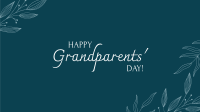 Happy Grandparents' Day Floral Facebook event cover Image Preview