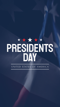 Presidents Day Facebook Story Design