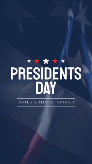 Presidents Day Facebook story Image Preview