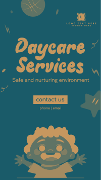 Playful Daycare Services Facebook Story Design