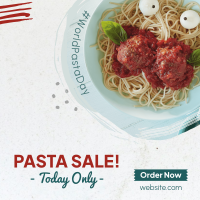 Spaghetti Sale Instagram Post Design