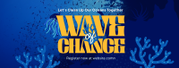 Ocean Cleanup Movement  Facebook Cover Design
