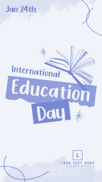 Education Day Awareness Instagram reel Image Preview