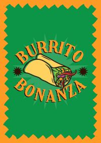 Burrito Bonanza Flyer Design
