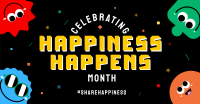 Share Happiness Facebook Ad Design