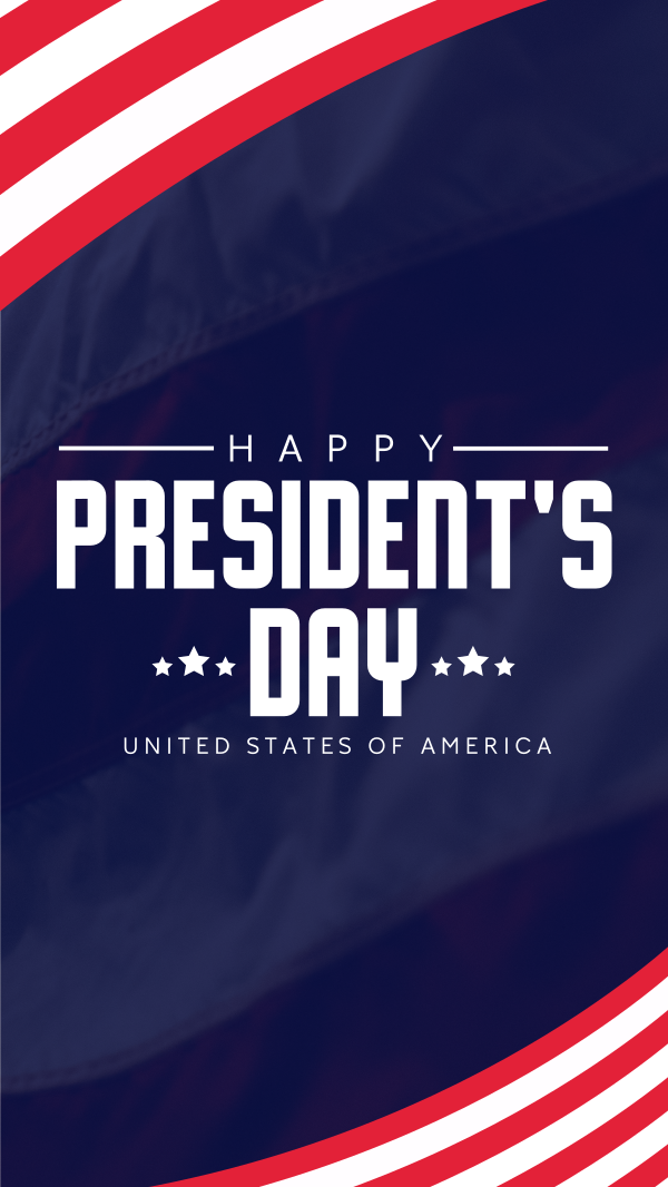 Presidents Day USA Instagram Story Design