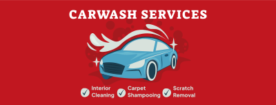 Carwash Services List Facebook cover Image Preview