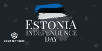 Simple Estonia Independence Day Twitter post Image Preview