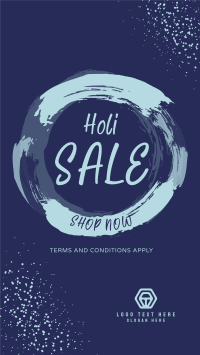 Holi Powder Explosion Sale Facebook Story Design