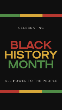 Black History Facebook Story Design