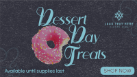 Simple Dessert Day Promo Animation Design