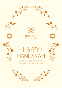 Happy Hanukkah Poster Image Preview