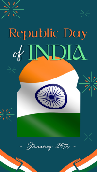 Indian National Republic Day YouTube Short Design