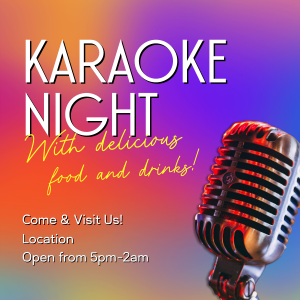 Karaoke Night Bar Instagram post Image Preview