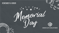 Memorial Day Doodle Video Design