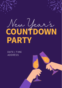 New Year's Toast to Countdown Poster Image Preview