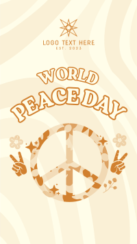 Hippie Peace Facebook story Image Preview