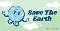Modern Earth Day Facebook Ad Design
