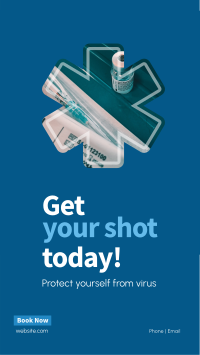 Get your shot today Facebook story Image Preview