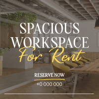 Spacious Space Rental Instagram post Image Preview