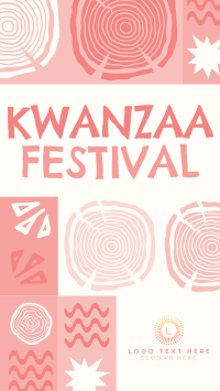 Tribal Kwanzaa Festival YouTube Short Design