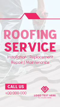 Roofing Professional Services Instagram Reel Design