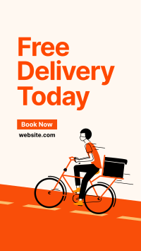 Free Delivery Instagram Story Design