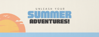 Minimalist Summer Adventure Facebook cover Image Preview