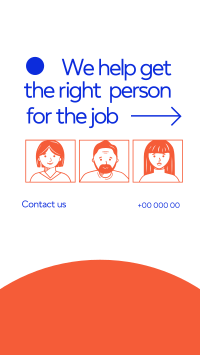 Recruitment Agency Facebook Story Design