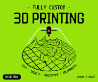 3D Printing Facebook Post Design
