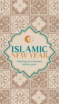 Islamic New Year Wishes TikTok Video Image Preview